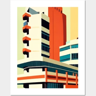 Minimalist City House Posters and Art